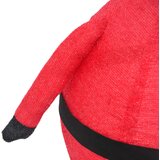  Ukrasna božićna figura Djeda Mraza LED luksuzna tkanina 120 cm | shoptok.hr