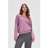Marisse WOMEN'S SWEATSHIRT Z-BL-4801 D.PINK Cene