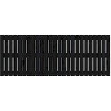  Uzglavlje za krevet Crno 159,5x3x60 cm od masivne borovine | shoptok.hr
