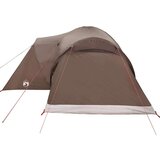 vidaXL Kupolasti obiteljski šator za 6 osoba smeđi vodootporni | shoptok.hr