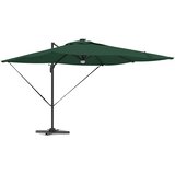 Roma Suncobran Zelena 286 x 284 x 270 cm Aluminij i poliester | Eponuda.ba