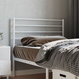 vidaXL Metalno uzglavlje bijelo 80 cm Cijene