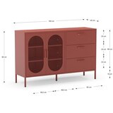 Marckeric Ciglasta komoda 140x90 cm Diora – | shoptok.hr