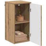 vidaXL Kopalniška omarica z vrati artisan hrast 30 x 31,5 x 61 cm | Shoptok.si