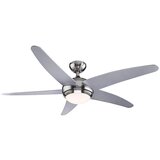 PROKLIMA Stropni ventilator Proklima Fabiola (132 cm, srebrna, 80 W) | Shoptok.si