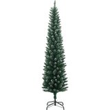 vidaXL Umjetno tanko božićno drvce sa 150 LED žarulja 120 cm | shoptok.hr