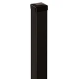 Ograjni steber Smooth (Črna, 200 cm)