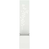 vidaXL Zaslon za zasebnost v vrtu Bela 32 x 140 cm Mnogi jeklo | Shoptok.si