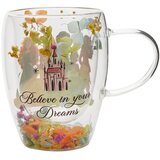 Disney Princess Šalica Princess - stakleni s osušenim cvijećem | shoptok.hr