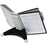 Durable Modulno namizno stojalo SHERPA, komplet z držalom in prozornimi tablicami DIN A4, 10 tablic | Shoptok.si