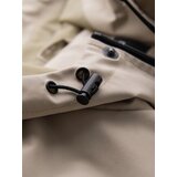 Ombre Functional men's transitional jacket with hood - beige | shoptok.hr