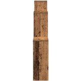 vidaXL Zidna polica staro drvo 80x15x78,5 cm konstruirano drvo | shoptok.hr