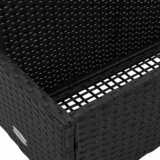  Plovak za bazen Crni 110x100x57 cm Poli ratan | Eponuda.com