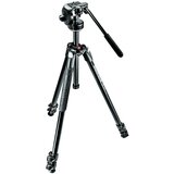 Manfrotto 290 xtra aluminijasto 3-sekcijsko stojalo komplet z 128RC fluid video glavo, (20848650) | Shoptok.si