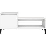  Stolić za kavu bijeli 100 x 50 x 45 cm od konstruiranog drva | Eponuda.com