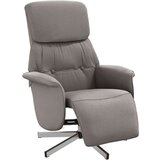  Fotelj z oporo za noge taupe blago, (20978969) | Shoptok.si