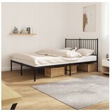  okvir za krevet s uzglavljem crni 140x190 cm | shoptok.hr