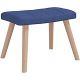  Gugalni stol s stolčkom modro blago, (20804144) | Shoptok.si