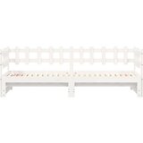  Dnevni ležaj na izvlačenje bijeli 2x(90x200)cm masivna borovina | shoptok.hr