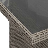  Vrtna sedežna garnitura z blazino 8 pcs Siva Poly ratan, (5000154681) | Shoptok.si