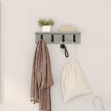  Vješalica za kapute na zidu Siva Sonoma 40 x 10,5 x 10,5 cm | shoptok.hr