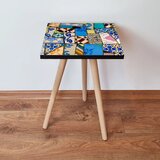 Hanah home Shp25 - multicolor multicolor side table Hanah home Shp25 - multicolor multicolor side table Slike
