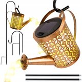  Solarna dekorativna 60 LED toplo bela vrtna svetilka zalivalka | Shoptok.si