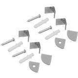  set aluminijumski profil za led trake 2m 15.8x15.8 | ePonuda.com