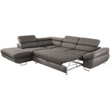 Hom`in KOTNA SEDEŽNA GARNITURA, tkanina krem barve, siva | Shoptok.si