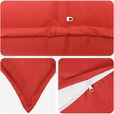  Presvlaka za jastuk 6 kom. HOUTEN Crvena 30 x 30 cm Poliester | shoptok.hr