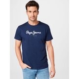 PepeJeans Majica 'EGGO' mornarska / siva | Shoptok.si