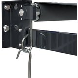 Tenda na uvlačenje antracit 4 x 3 m od tkanine i aluminija | shoptok.hr