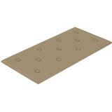  Zidna uzglavlja 12 pcs Boja cappuccina 60 x 30 cm Lažna koža | shoptok.hr