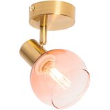 QAZQA Smart spot goud met roze glas incl. 3 Wifi P45 - Vidro Cene