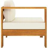  Vrtni set za sjedenje s jastucima, 6 dijelova, 100 x 60 cm, akacija | shoptok.hr