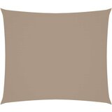 vidaXL Senčno jadro oksford blago pravokotno 2x2,5 m taupe | Shoptok.si