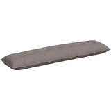  Jastuk za leđa Sivo-smeđa 200 x 19 x 50 cm tkanina | shoptok.hr