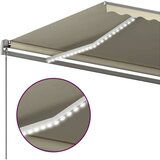  Avtomatska tenda LED + senzor 400x350 cm krem, (20729079) | Shoptok.si