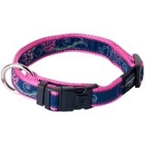 Rogz fancy dress ogrlica za pse sa dezenom xl — 43–70 cm roze na teksasu | Eponuda.com