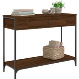  Konzolni stol boja hrasta 100 x 34 5 x 75 cm konstruirano drvo | shoptok.hr