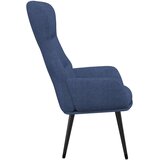  Stolica za opuštanje sa stolcem plavi od tkanine | shoptok.hr