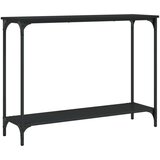  Konzolni stol crni 101 x 30 5 x 75 cm od konstruiranog drva | shoptok.hr