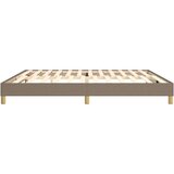  Box spring posteljni okvir taupe 200x200 cm blago, (20737402) | Shoptok.si