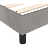 Box spring postelja z vzmetnico svetlo siva 100x200 cm žamet, (20724472) | Shoptok.si