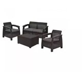 Keter CORFU II Baštenski set, Pe-ratan, grafit (CU 223204) Cene