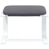  Stolček za noge temno siv 51x41x40 cm blago, (20767199) | Shoptok.si