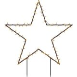  Božićno svjetlo sa šiljcima zvijezda 80 LED 60 cm | shoptok.hr