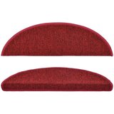  Otirači za stepenice 10 kom 56x17x3 cm bordo | shoptok.hr