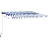  Samostojeća automatska tenda 405 x 350 cm plavo-bijela | shoptok.hr