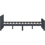  Posteljni okvir temno siv iz trdne borovine 120x200 cm, (20646225) | Shoptok.si